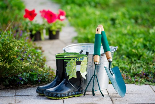 Local transfer station process for garden waste disposal