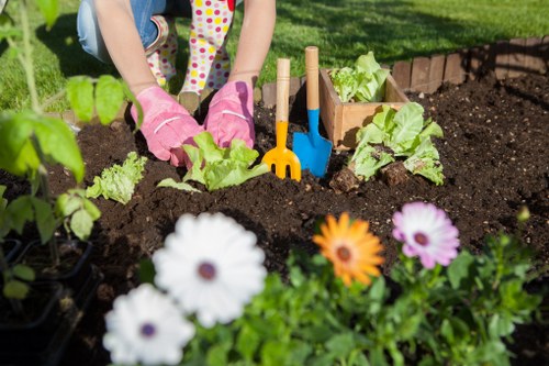 Low-carbon van used for sustainable gardening in Primrose Hill